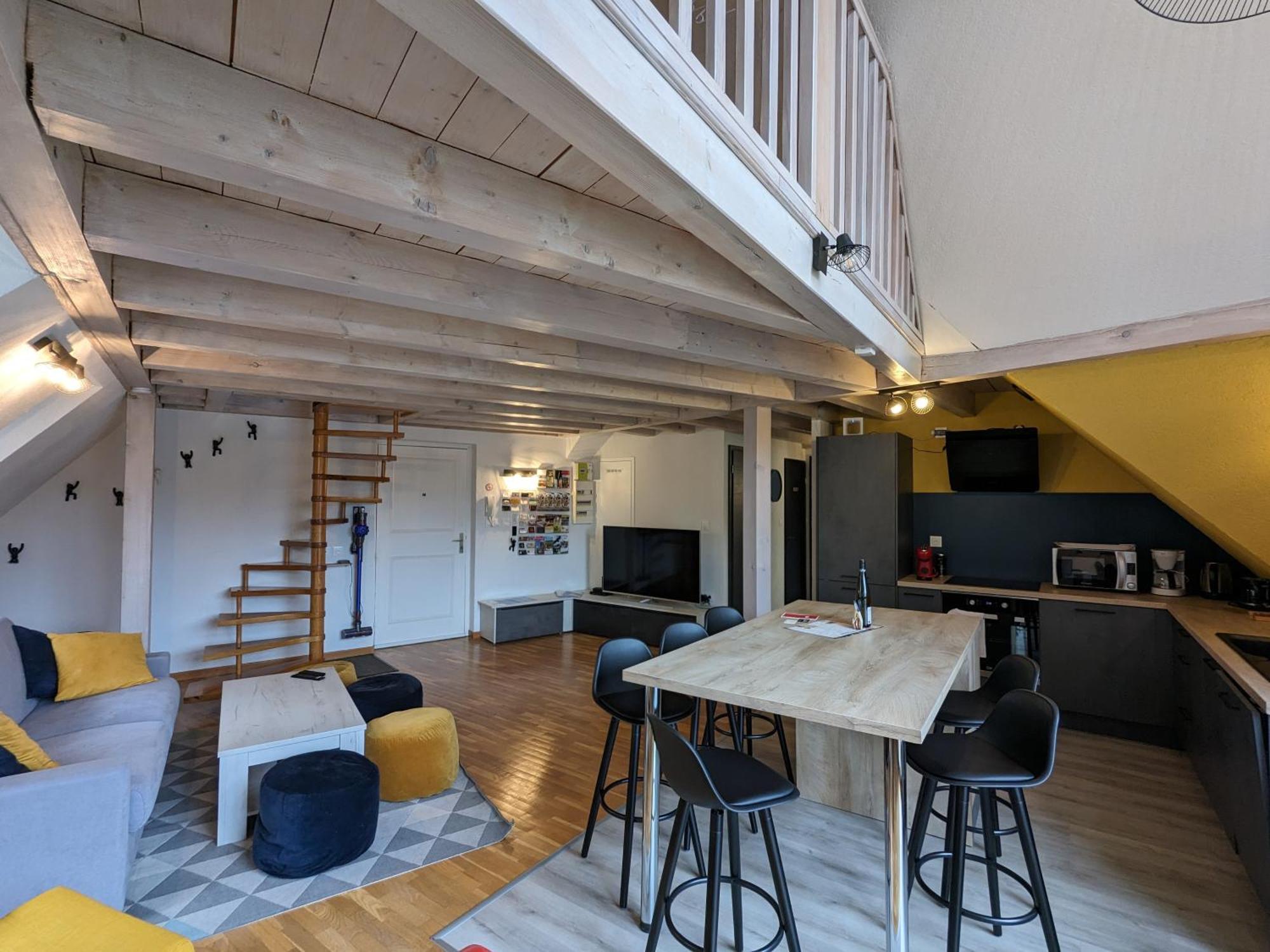 אגויסהיים Appartement Le Ch'Ti Alsacien מראה חיצוני תמונה